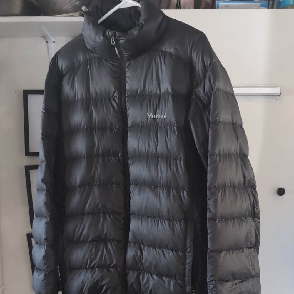 Marmot Black Puffer Jacket